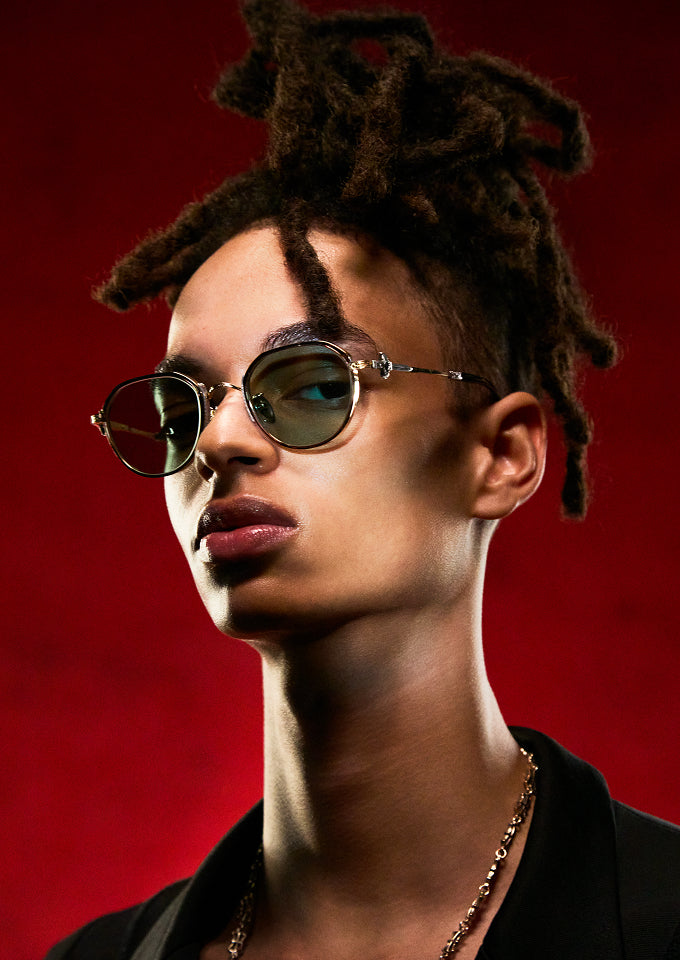 Portrait wearing Ptolemy48 eyewear